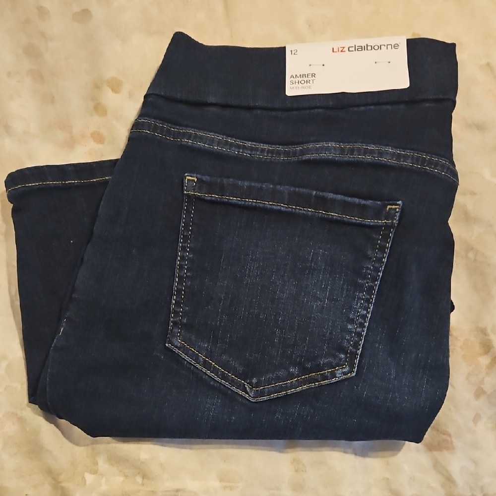 Liz Claiborne Blue Stretch Denim Jeans
